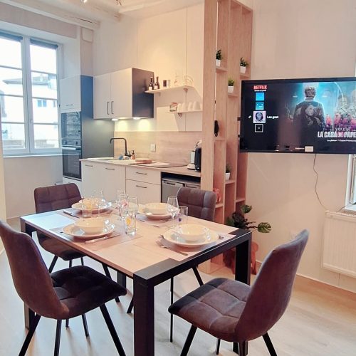 salon/ cuisine ouverte